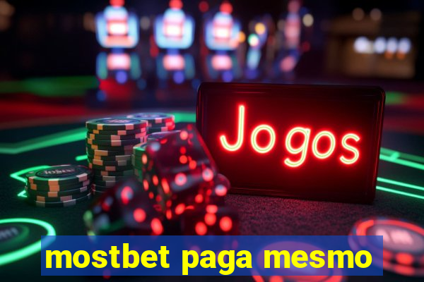 mostbet paga mesmo
